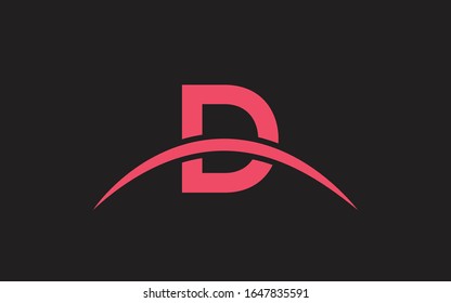 Letra D, DD o DDD mayúscula Ilustración del vector de plantillas de diseño del logotipo inicial