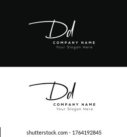 D D DD Initial letter handwriting and signature logo.