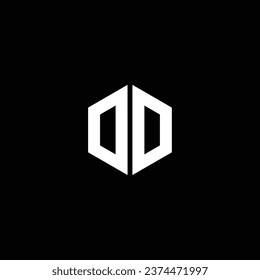 D or DD letter abstract outstanding professional business awesome artistic branding company different colors illustration logo.