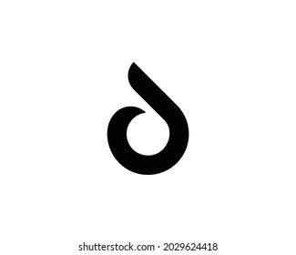 Design des D-Logos und des dd-Buchstaben, Vektorvorlage
