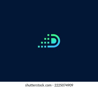 D, DD Letter Logo Vector Template Abstract Monogram Symbol. Usable for Business sport, technology, fashion, digital And future creative logo