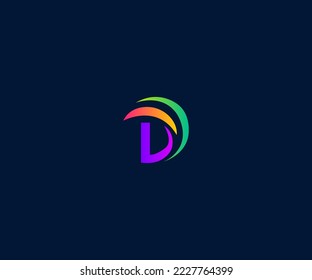 D, DD Letter Logo Vector Template Abstract Monogram Symbol. Usable for Business sport, technology, fashion, digital And future creative logo
