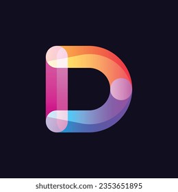 d dd letter logo vector icon overlapping style