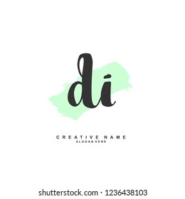 D I DI Initial logo template vector. Letter logo concept