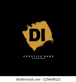 D I DI Initial logo template vector. Letter logo concept