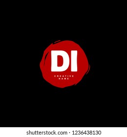 D I DI Initial logo template vector. Letter logo concept