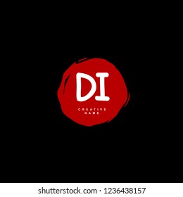 D I DI Initial logo template vector. Letter logo concept