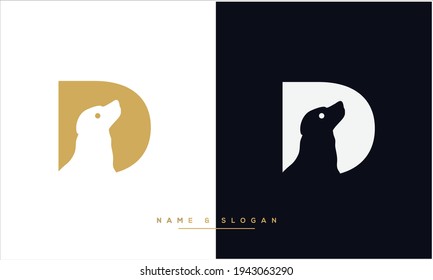 D ,DOG Abstract letters logo Monogram