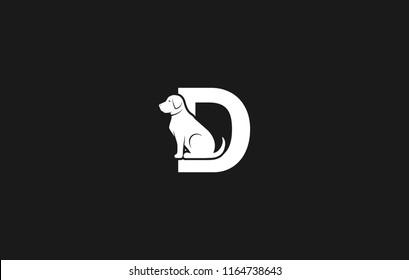 D dog vector illustation design