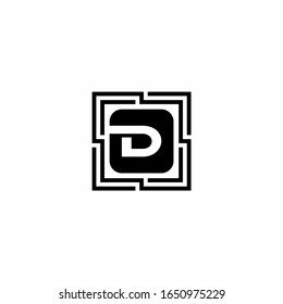D Elegante Luxus Logos Vektorillustration Illustration