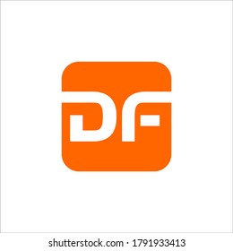 D F Logo Design Vector Sign