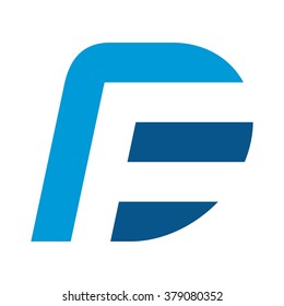 d and f logo vector.