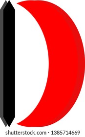 D flag logo design art