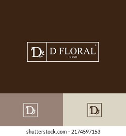 D Floral Logo - D Logo