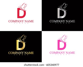D font logo design
