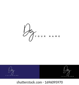 D G DG  Initial letter handwriting and signature logo.	
