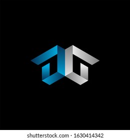 D And G logo vector template illustration