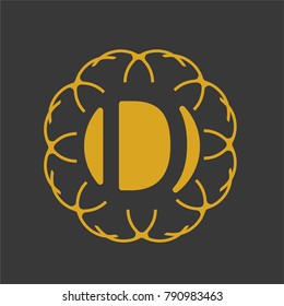 D
Gold Flower Logo