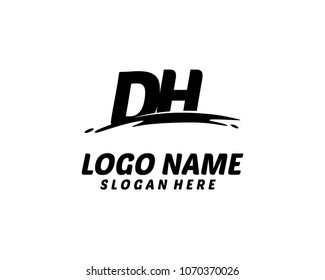 D H Initial logo