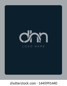D H N joint logo design vector template