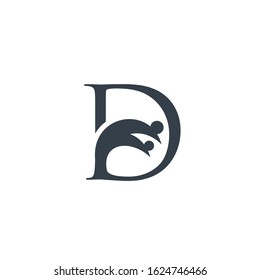 D health logo icon vector
