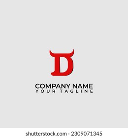 D Horned Bull Logo: Empowering and Dynamic Branding