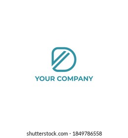 d icon vector logo design. d template quality logo symbol inspiration