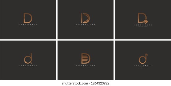 D Initial logo concept