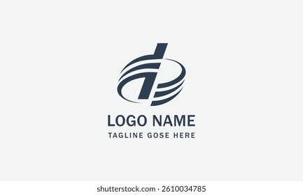 a d initial logo design