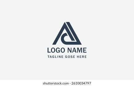 a d initial logo design