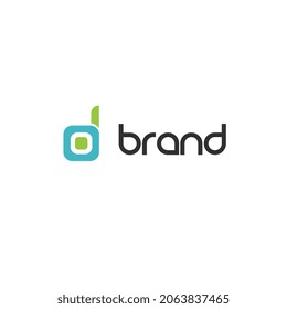 D initial logo for new company
