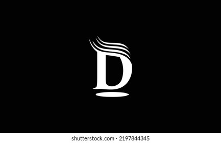 D Initials Letters Abstract Logo Monogram