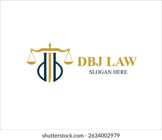 d j b law firm logo designs