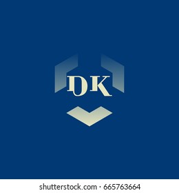 D K Logo Stock Vector (Royalty Free) 665763664 | Shutterstock