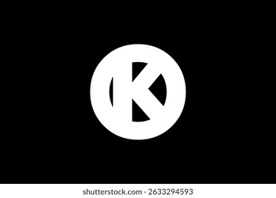 D K Letra de diseño del logotipo 