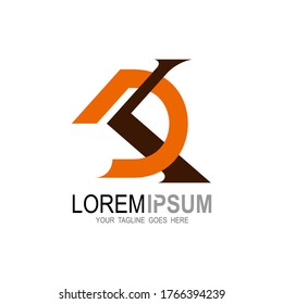 D and K logo template, DK logo design combination, KD, K + 
DK logo design company