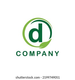 D Landscaping Logo Template monogram