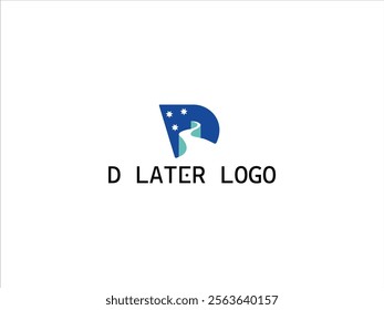 D Later Logo vector design logo 