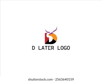 D Later Logo vector design logo 