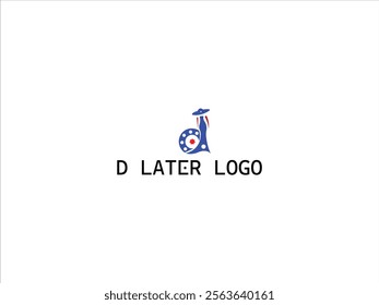 D Later Logo vector design logo 