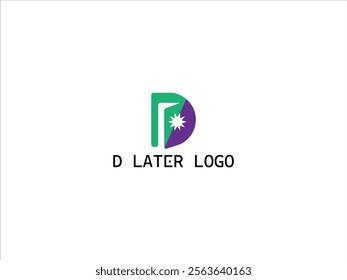 D Later Logo vector design logo 