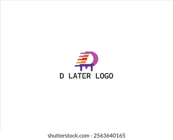 D Later Logo vector design logo 