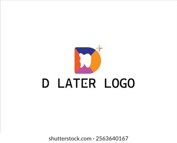 D Later Logo vector design logo 