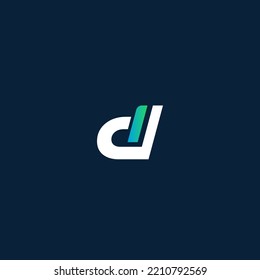 D Latter Logo Template vector Abstract Monogram Symbol