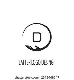 d latter logo and vector