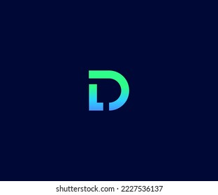 D, LD, DL Letter Logo Vector Template Abstract Monogram Symbol. Usable for Business sport, technology, fashion, digital And future creative logo