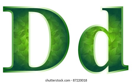 D leaf letter