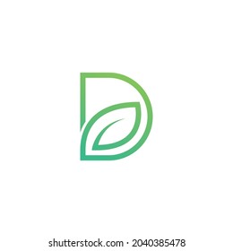 D-Blatt-Logo-Brief für Tochter