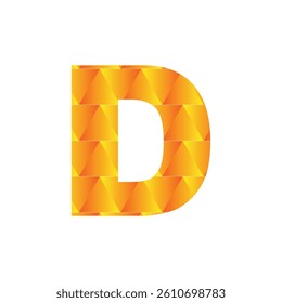 D letter 3d vector illustration logo design. 3d background design.