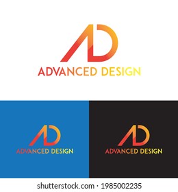  A D Letter Advanced Design Logo
